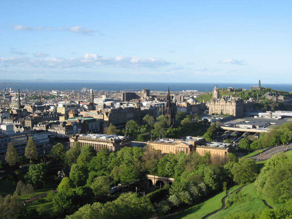 Edinburgh From Castle, Scotland