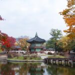 Korean tourist spot Hyangwonjeong Pavilion