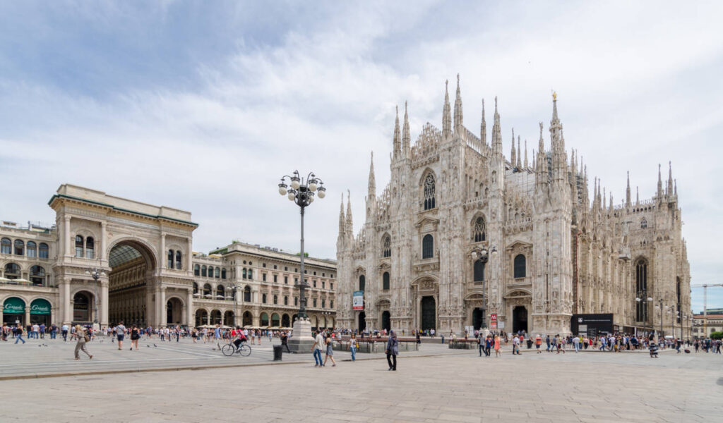 Milan Cathedral and Galleria Vittorio Emanuele Milan, Italy